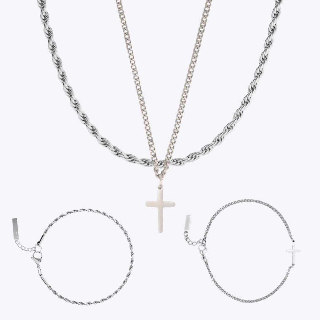 SET SAINT X FUSION | 2 Bracciali + 2 Collane